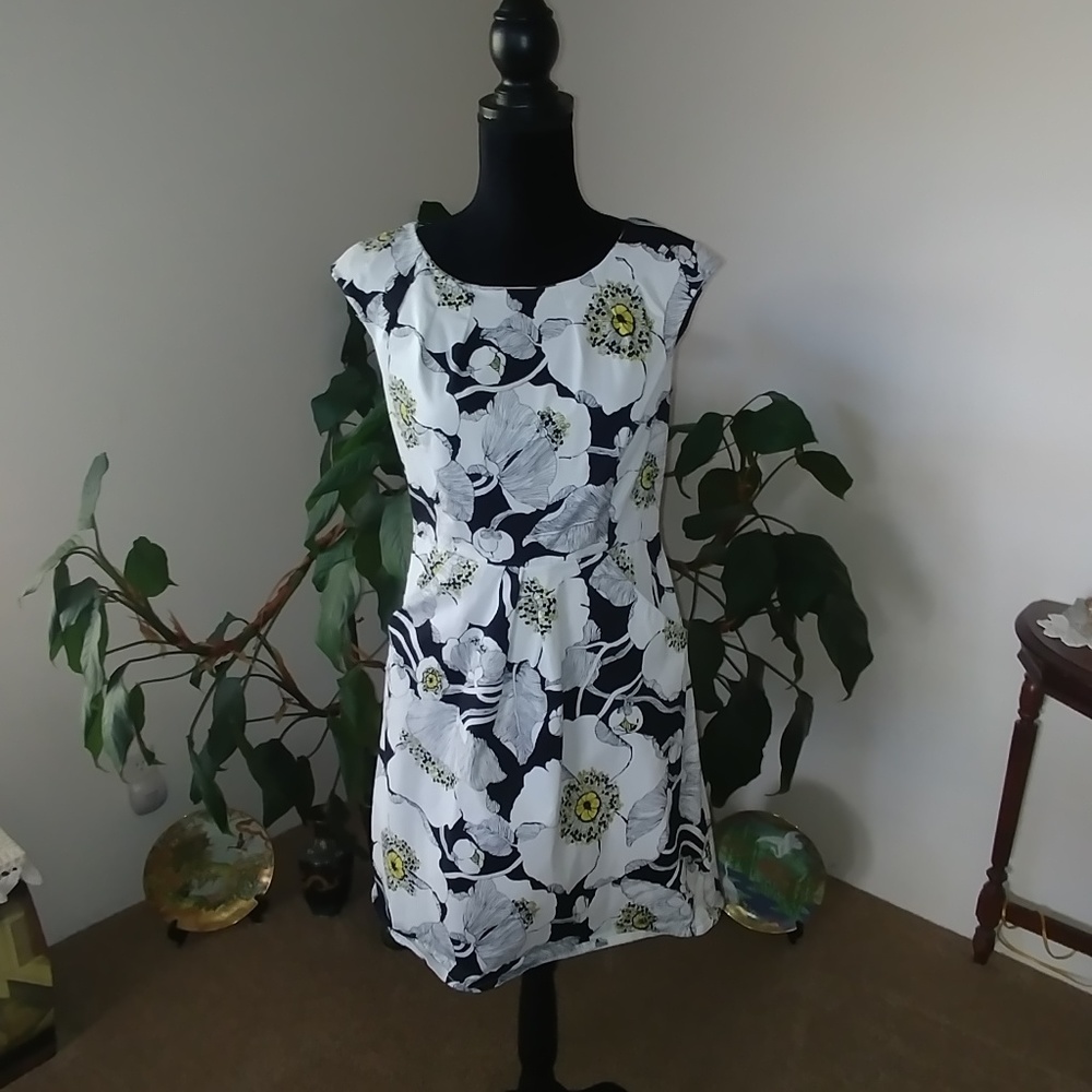 Dress, A-line, fitted